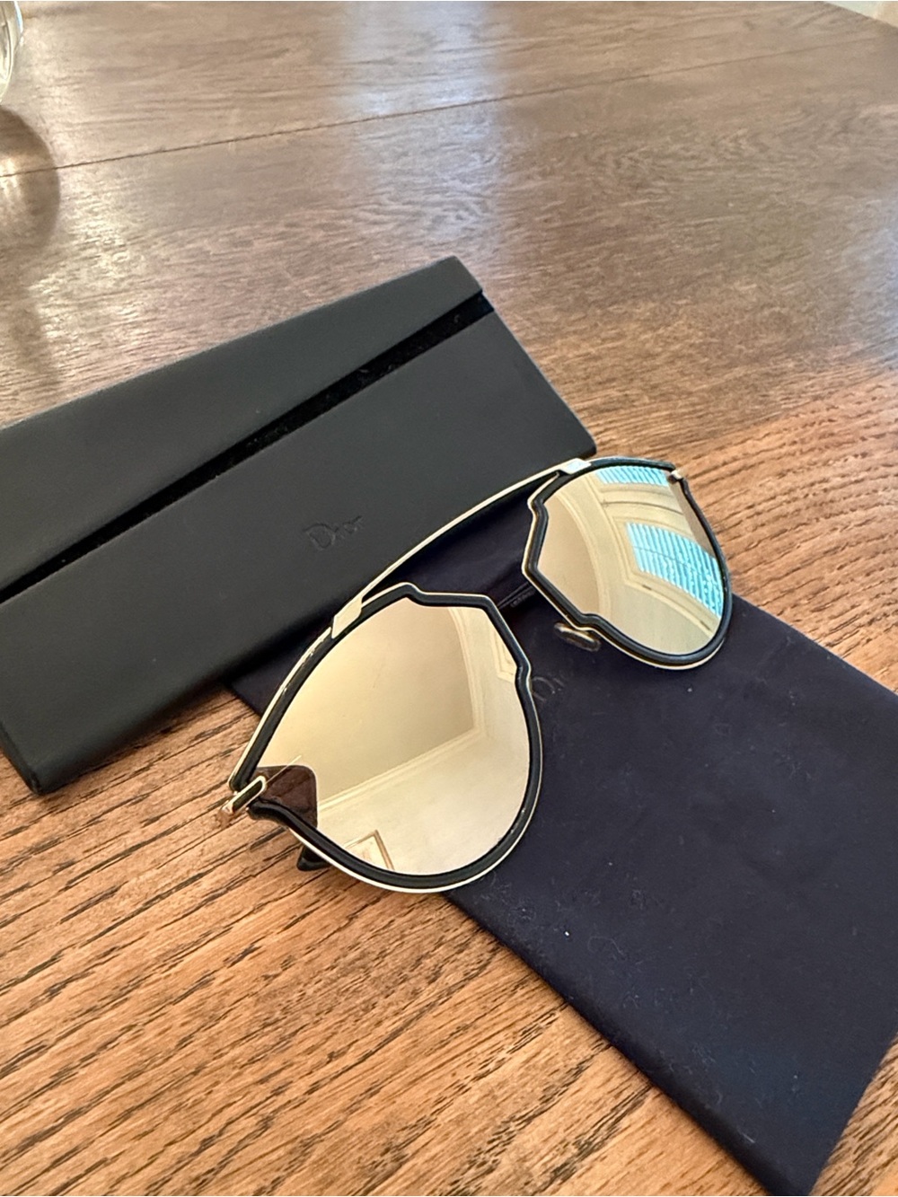Dior Mirrored lens Sunglasses